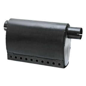 Silencer by GRANIT for John Deere 840–1640 tractors, bottom-mount black metal exhaust component