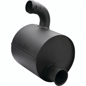 Granit machinery exhaust silencer for John Deere 6030/7030 tractors, black cylindrical muffler.