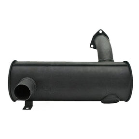 Granit Silencer for Massey Ferguson 375/383/390 under-bonnet, black metal exhaust muffler