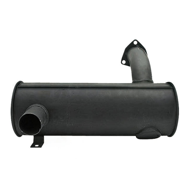 Granit Silencer for Massey Ferguson 375/383/390 under-bonnet, black metal exhaust muffler