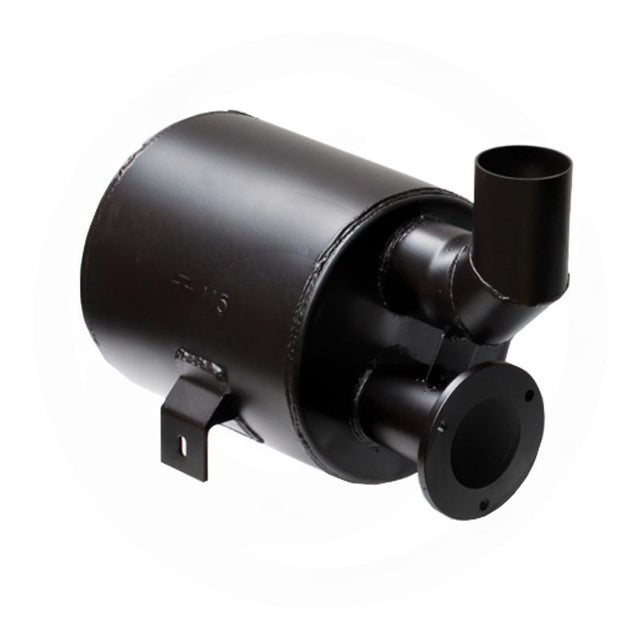 Granit exhaust silencer for Massey Ferguson 3120/6180 tractors; black cylindrical muffler with outlet pipe.