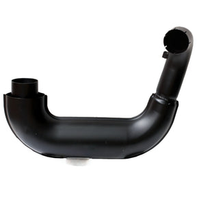 Granit exhaust pipe for Massey Ferguson 6100 Series tractors; black curved machinery silencer