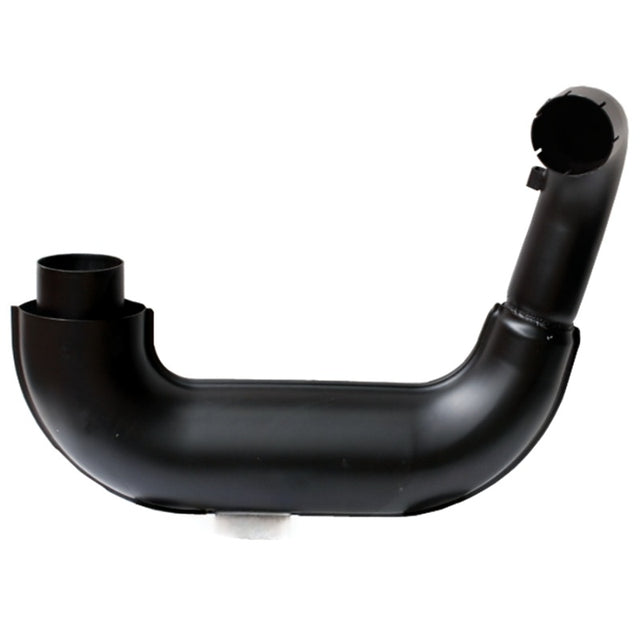 Granit exhaust pipe for Massey Ferguson 6100 Series tractors; black curved machinery silencer