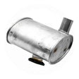 Granit machinery exhaust silencer for Massey Ferguson 4200/5000/5300 tractors, cylindrical metal muffler.