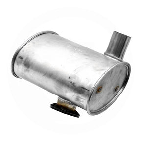 Granit machinery exhaust silencer for Massey Ferguson 4200/5000/5300 tractors, cylindrical metal muffler.
