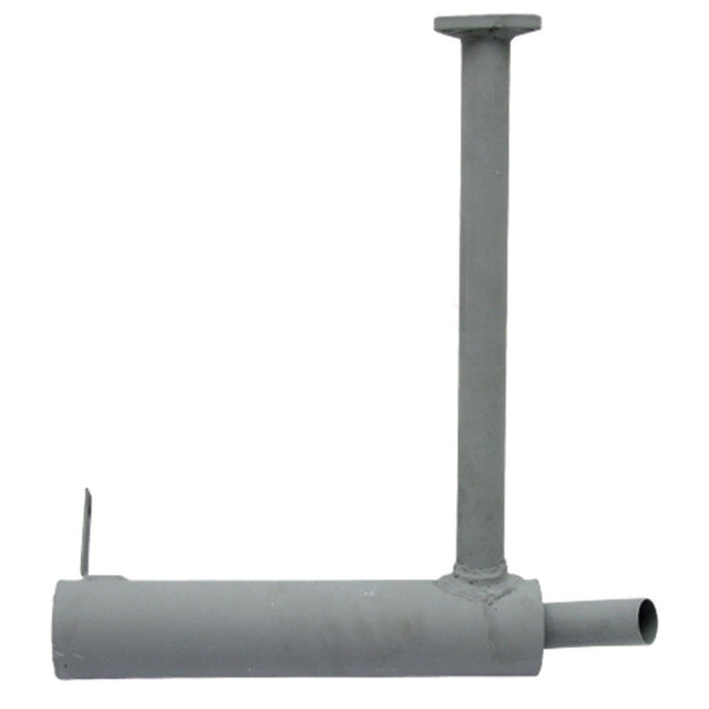 Granit machinery exhaust silencer, grey metal, for Massey Ferguson 133–145 tractors