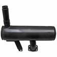 GRANIT exhaust silencer for Ford 5610/6610 and New Holland TS80/TS90, black metal muffler with mounting brackets