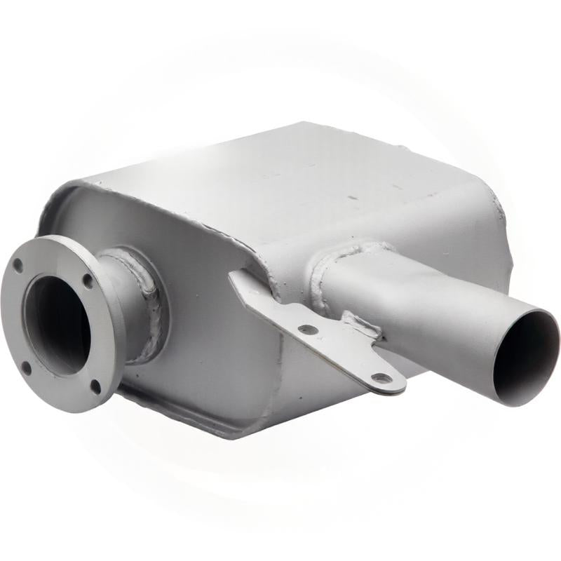Exhaust silencer GRANIT for Case IH JX70-90, NH TD/TK/TN/TT and Steyr 370, metal body