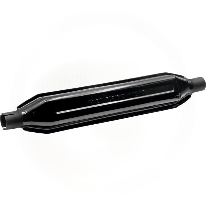 Silencer GRANIT for New Holland TT50–TT75 tractors; black machinery exhaust muffler
