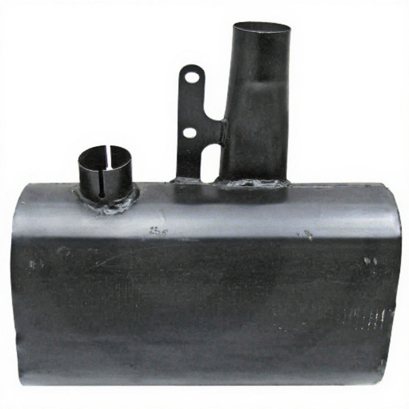 Silencer Granit, black machinery exhaust silencer for tractors (Case IH, Fiat, NH, Steyr)
