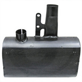 Silencer Granit, black machinery exhaust silencer for tractors (Case IH, Fiat, NH, Steyr)