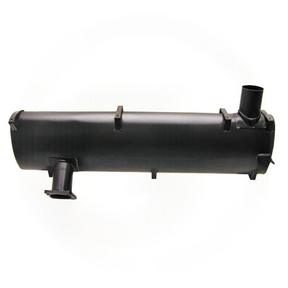 Granit Silencer, horizontal, black cylindrical machinery exhaust component