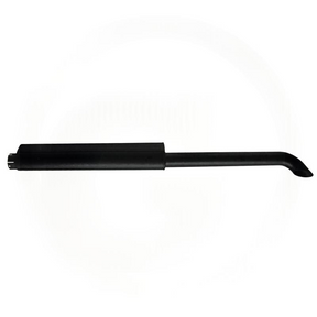 Granit Silencer for Renault R Series vertical 1550mm, black machinery exhaust silencer.