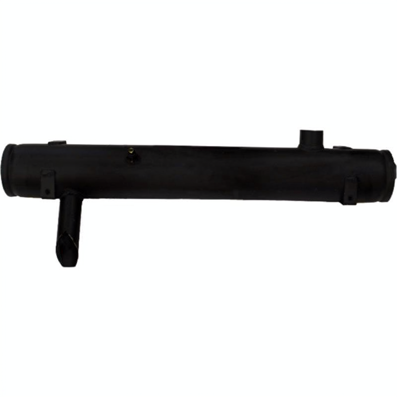 Granit Silencer machinery exhaust silencer, black cylindrical unit with mounting brackets.