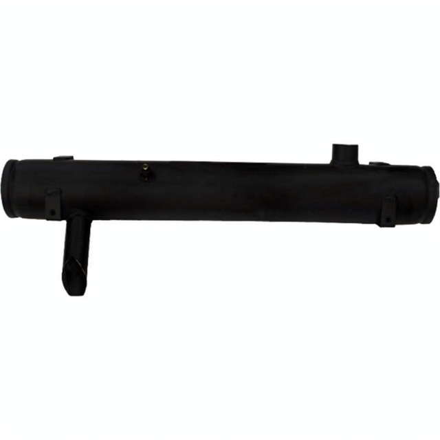 Granit Silencer machinery exhaust silencer, black cylindrical unit with mounting brackets.