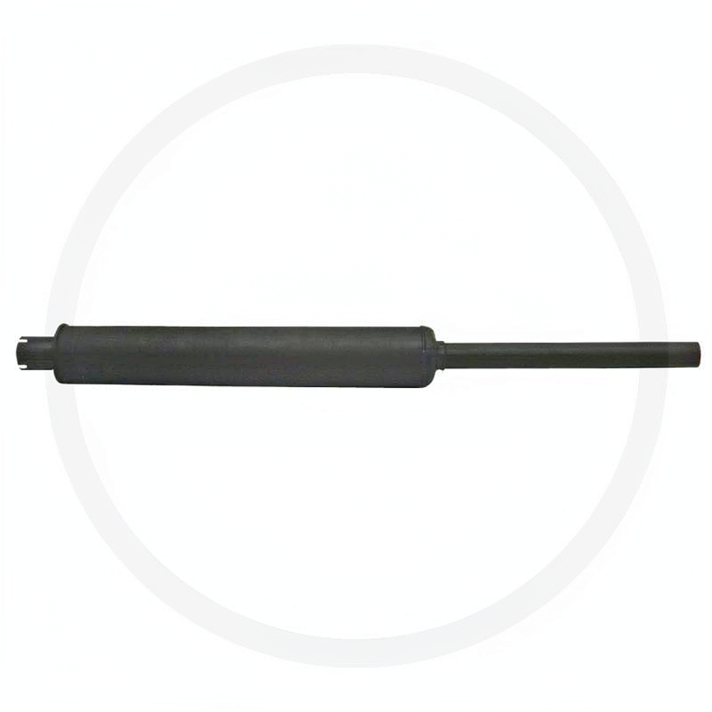 Granit exhaust silencer for Massey Ferguson 165/175/185/565 tractors, black metal, vertical 1130mm