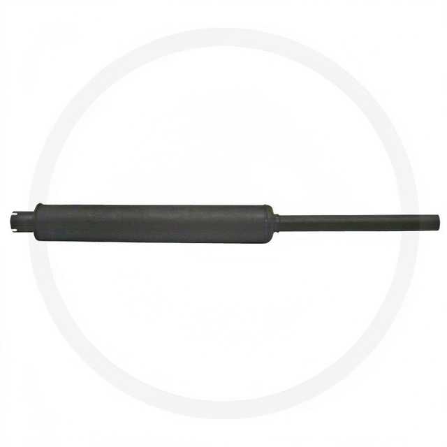 Granit exhaust silencer for Massey Ferguson 165/175/185/565 tractors, black metal, vertical 1130mm