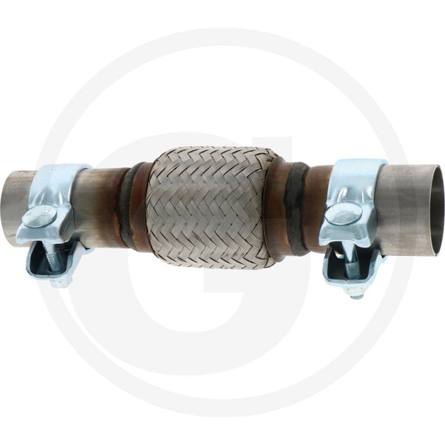 Slotted Flex Exhaust Connector + Clamps - 42.5/45 x 244mm
