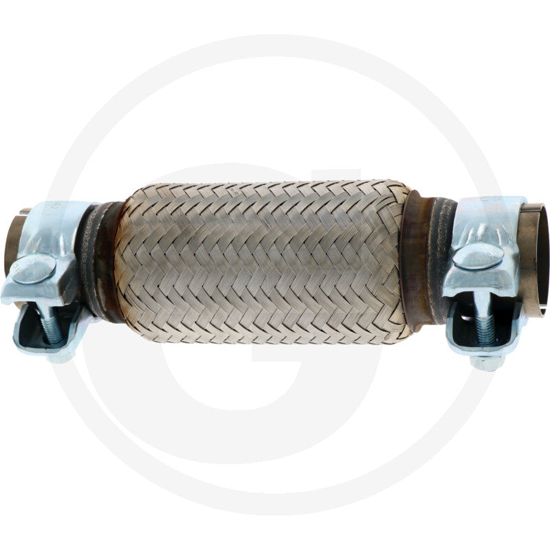 Slotted Flexible Exhaust Connector + Clamps - 43 x 225mm