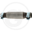 Slotted Flexible Exhaust Connector + Clamps - 45.5 x 300mm