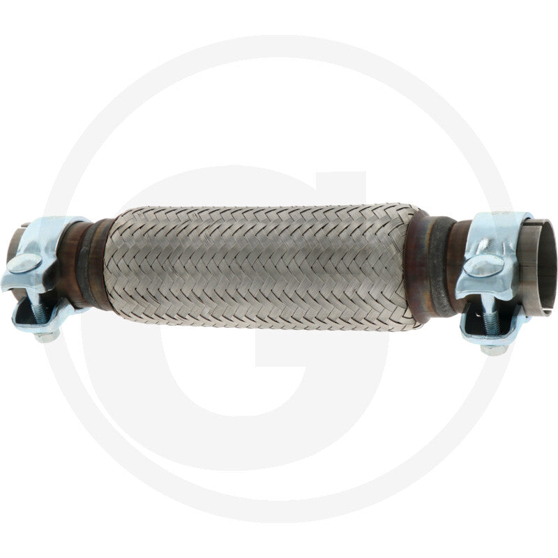 Slotted Flexible Exhaust Connector + Clamps - 45.5 x 300mm