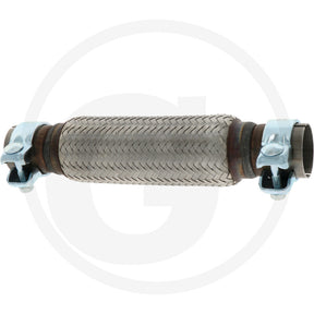 Slotted Flexible Exhaust Connector + Clamps - 45.5 x 300mm