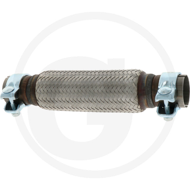 Slotted Flexible Exhaust Connector + Clamps - 45.5 x 300mm