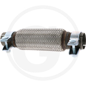 Slotted Flexible Exhaust Connector + Clamps - 50.5 x 300mm
