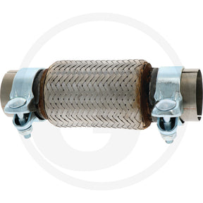 Slotted Flexible Exhaust Connector + Clamps - 60.5 x 250mm