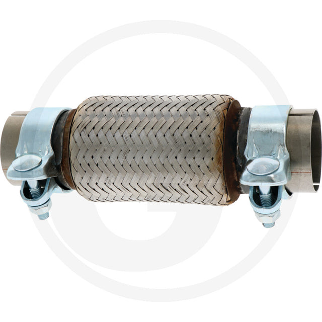 Slotted Flexible Exhaust Connector + Clamps - 60.5 x 250mm