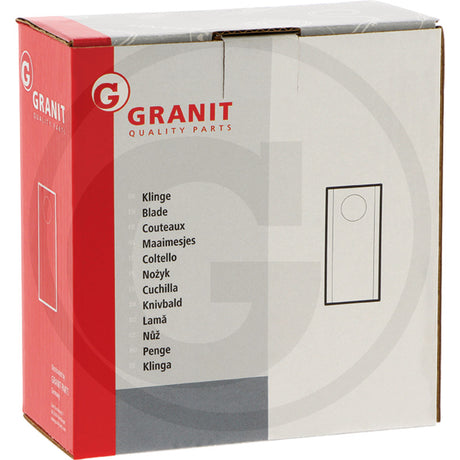 Granit mowing blade right for Pöttinger, pack of 25, GRANIT quality parts box