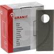 Granit mowing blade, gray steel; pack of 25 displayed beside a GRANIT quality parts box.