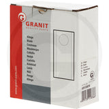 Mower blade left, GRANIT, pack of 25 for lawn mower blades.