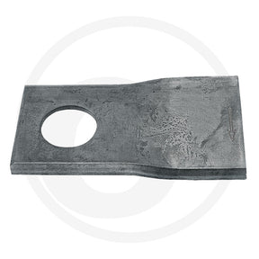 Granit mowing blade right, steel lawn mower blade with circular mounting hole