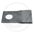 Mowing blade right - Fella, GRANIT mower blade, pack of 25, metal blade with mounting hole.