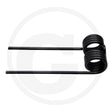 Granit pick-up tine for motor vehicle towing, black metal, 5.7 x 63 x 170 mm.