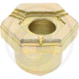 Granit eccentric nut, brass-colored metal with threaded inner bore