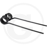 Granit Rotary Tedder Tine, black metal coil tine by Kuhn, pack of 10