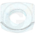 GRANIT pipe support D13/R21, zinc-plated metal base with circular bore
