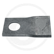 Granit left lawn mower blade with circular mounting hole and orientation arrow