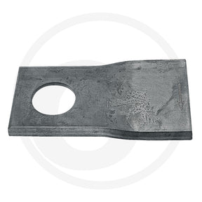 Granit left lawn mower blade with circular mounting hole and orientation arrow