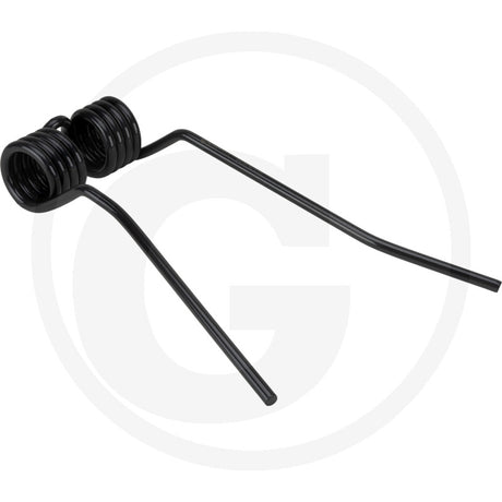 Rotary Tedder Tine, 9 x 113 x 375mm, black metal