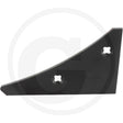 Landside wedge GRANIT, black metal tillage part with two bolt holes and model 56017.