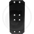 Landside Granit plate, black metal tillage part with six mounting holes (GRANIT)