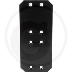 Landside Granit plate, black metal tillage part with six mounting holes (GRANIT)