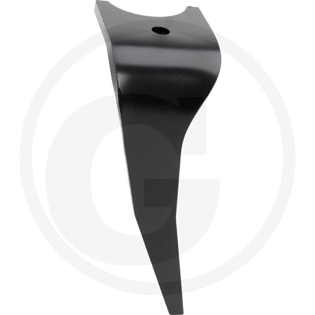 Granit rotary harrow tine, black metal with top mounting hole.