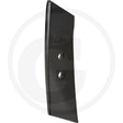 Granit Reversible Point 15mm tillage blade in black steel with two mounting holes