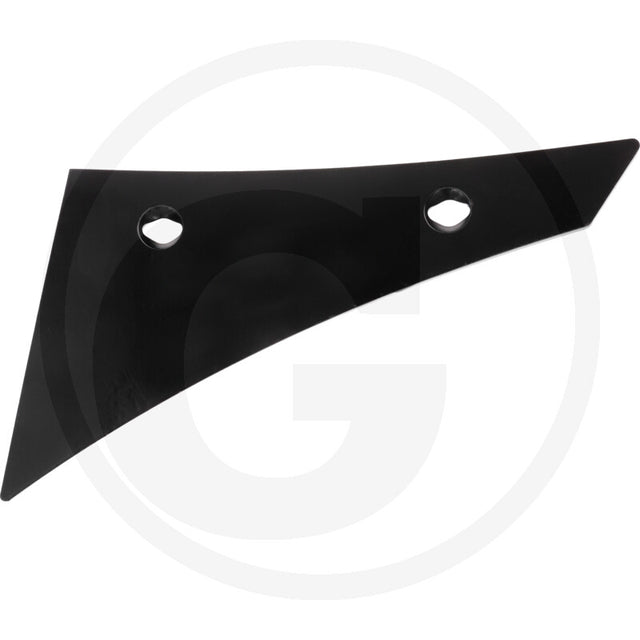 Mouldboard Front Part 56034 073250, GRANIT black metal tillage part with two mounting holes.