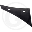 Mouldboard front part GRANIT 56034 073251, black metal tillage part with two mounting holes