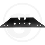 Landside – 56034 073609 tillage blade, GRANIT black metal part with mounting holes